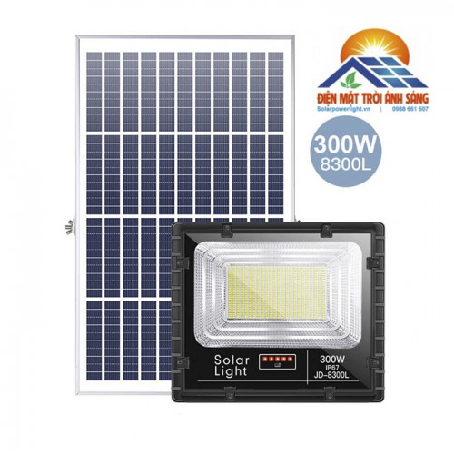 Đèn năng lượng mặt trời JD - 8300L 300W