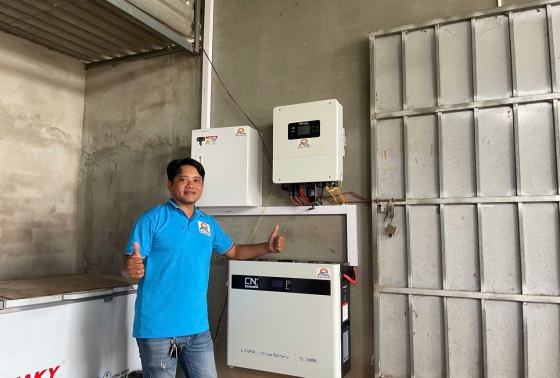 Điện mặt trời lưu trữ- Pin lưu 15kwh