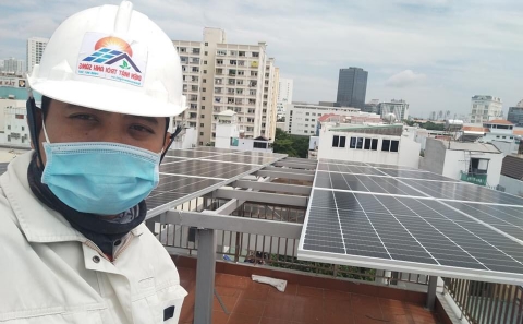 Hòa lưới hệ 15kWp Đường số 1, P. Tân Phú, Quận & TP HCM