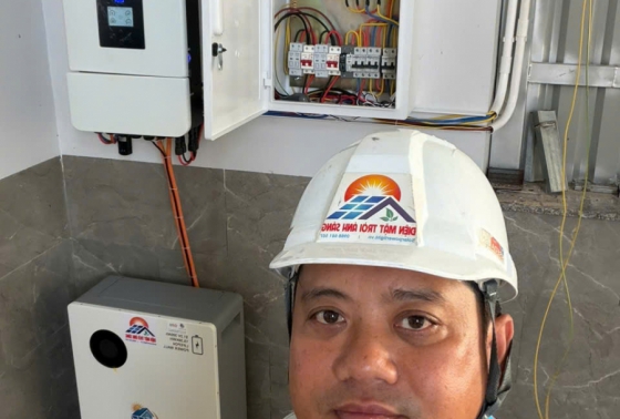 Điện mặt trời lưu trữ 5.8kwp -Pin lưu trữ 15kwh