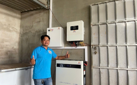 Điện mặt trời lưu trữ- Pin lưu 15kwh